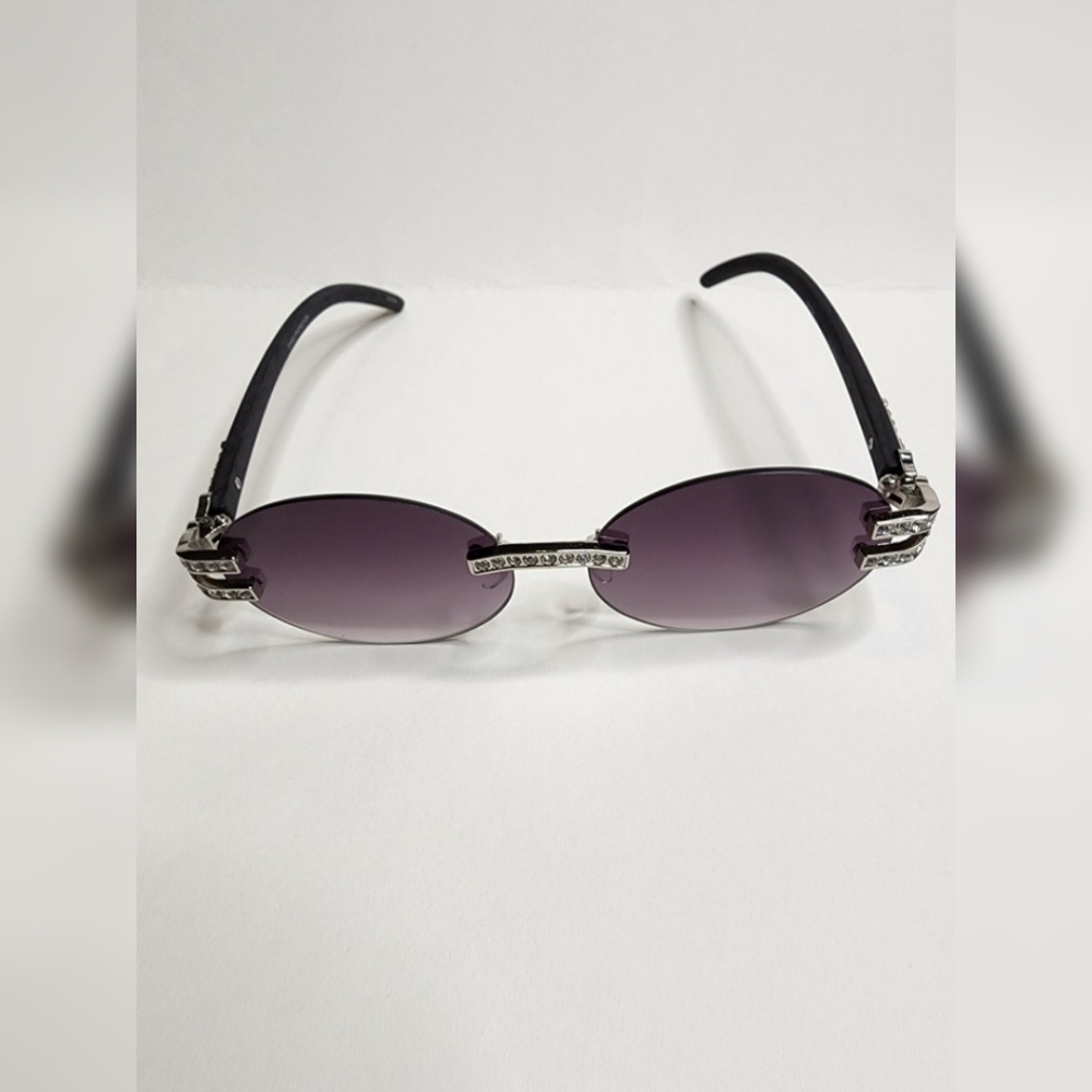 Rhinestone Temple Sunglasses